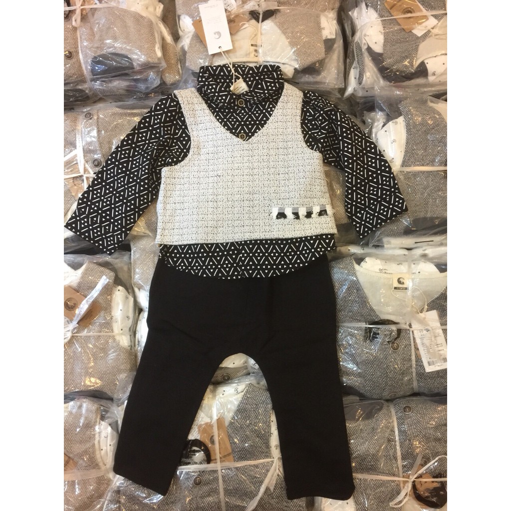 Set 3 chi tiết cho bé trai - set công tử