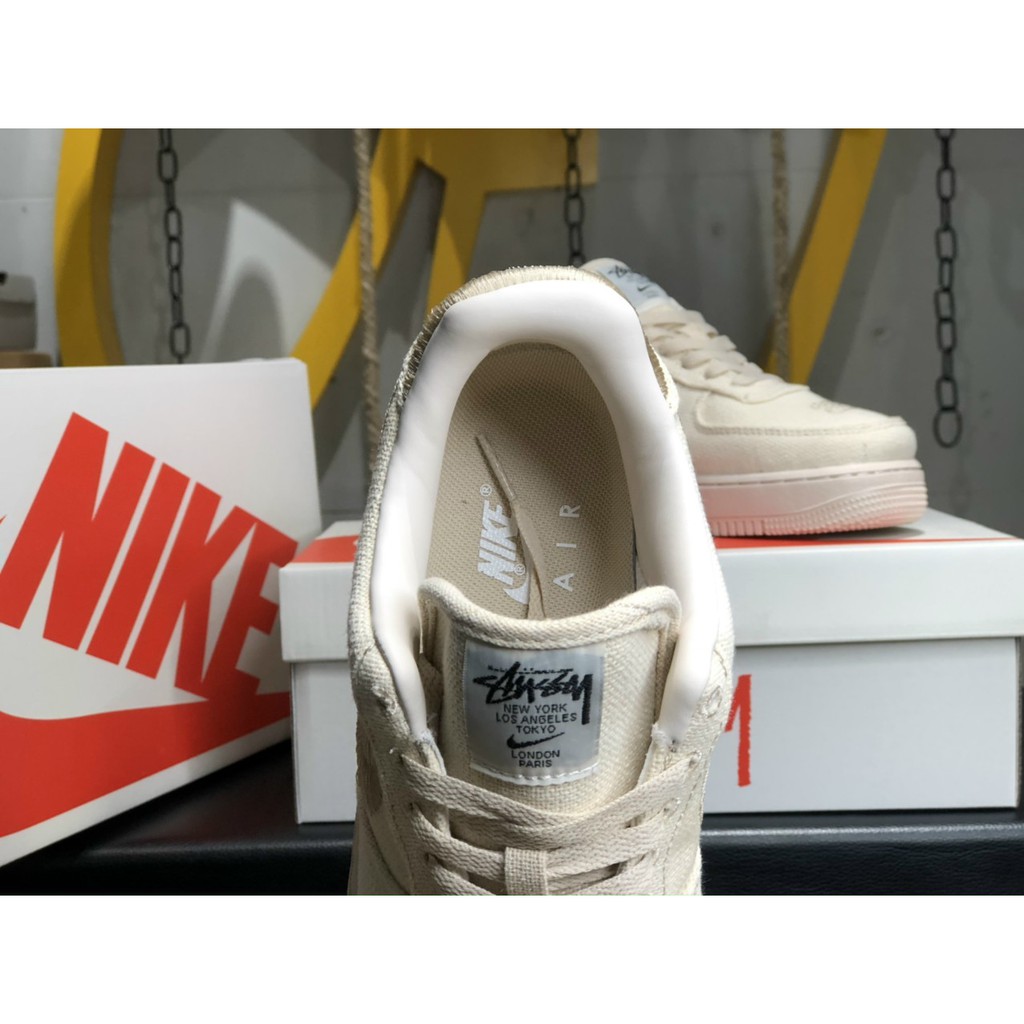 Giày Thể Thao Nữ Nam Af1 Low Stussy Fossil Chất Liệu Vải Cao Cấp Fullbox, Giày Sneaker Nam Nữ Af1 cổ thấp | BigBuy360 - bigbuy360.vn