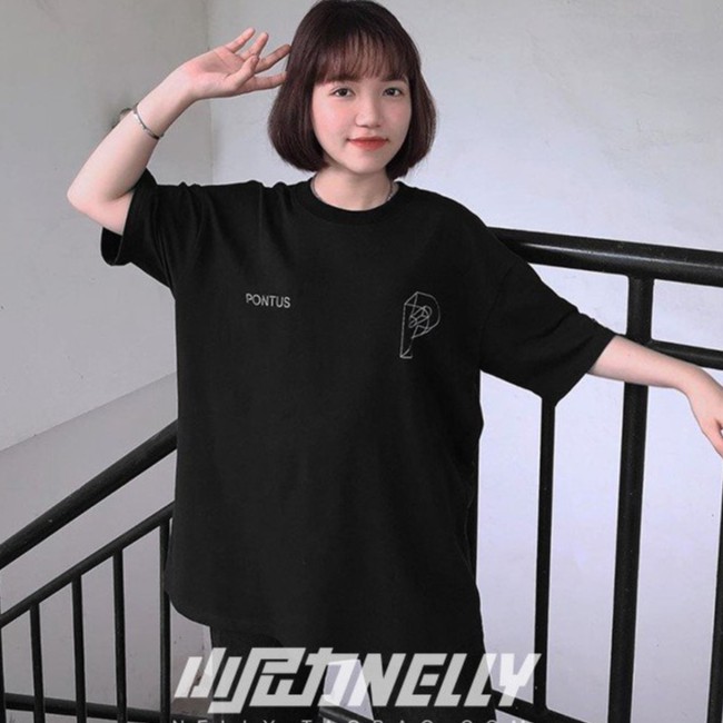 Áo thun tay lỡ Unisex form rộng vải mát có size Bingshop