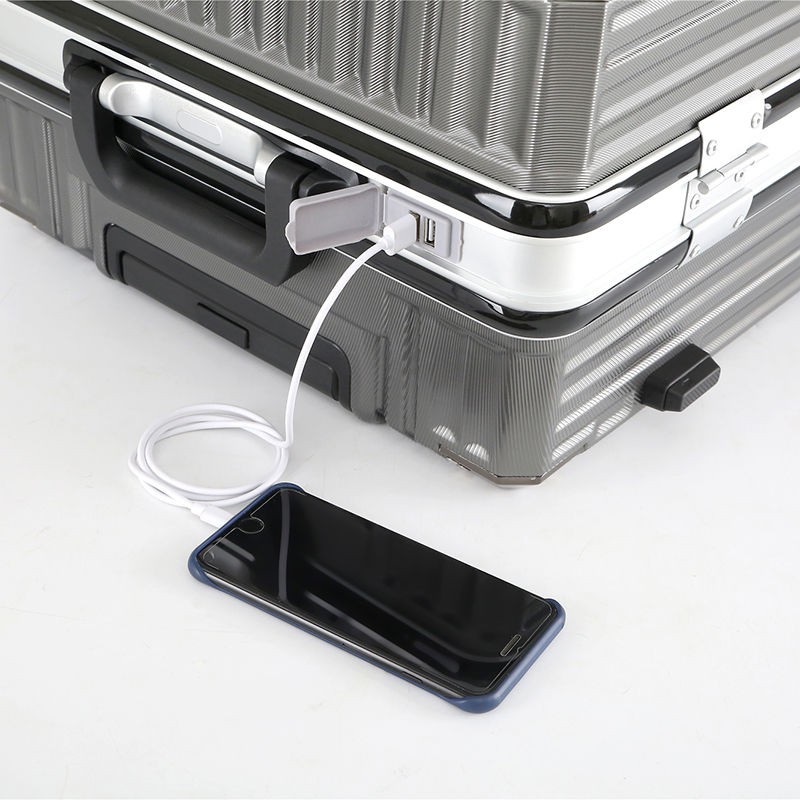 vali HIAH hành lý khung nhôm hộp bánh xe đẩy phổ thông 28 inch nữ và nam mật khẩu 24 dày 20