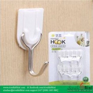 Móc treo vật dụng dán tường bộ 6 cái