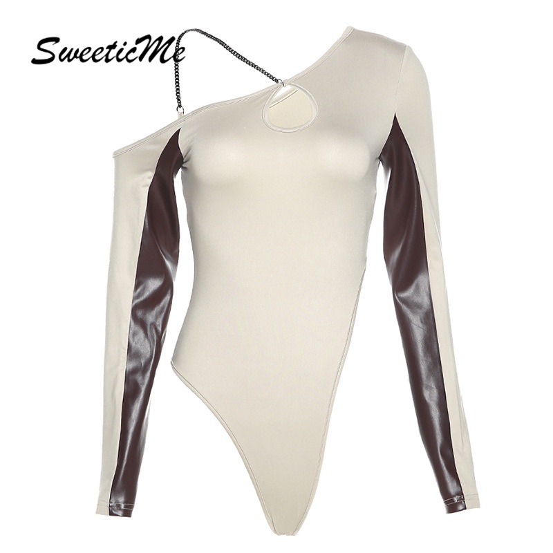 Áo liền quần khoét lỗ tay áo mới 2021 cho nữ