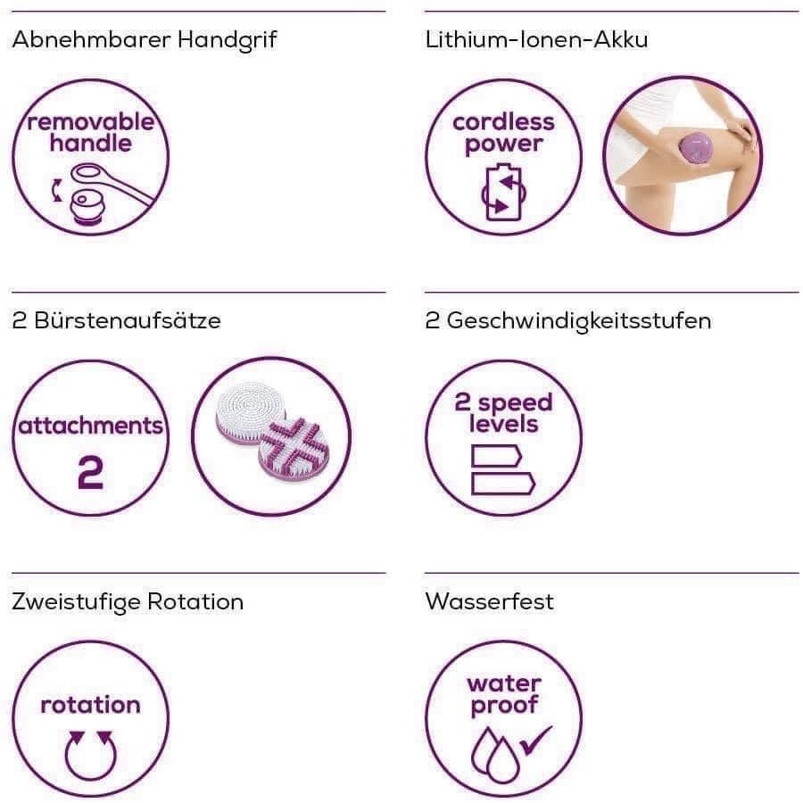 Máy Tắm Tự Động Beurer FC 55 Body Brush - Hàng Đức Chính Hãng