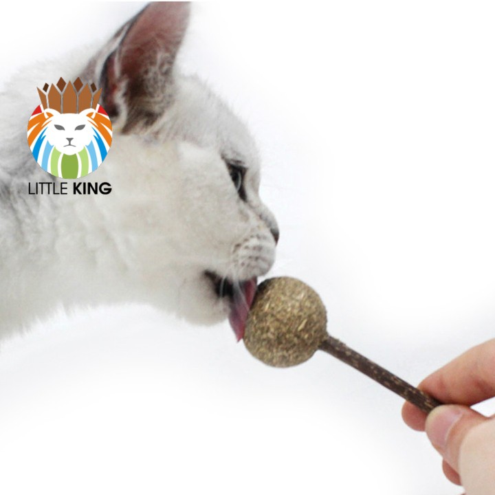 Catnip cho mèo hình que kẹo, cỏ bạc hà mèo giúp mèo thư giãn Little King pet shop
