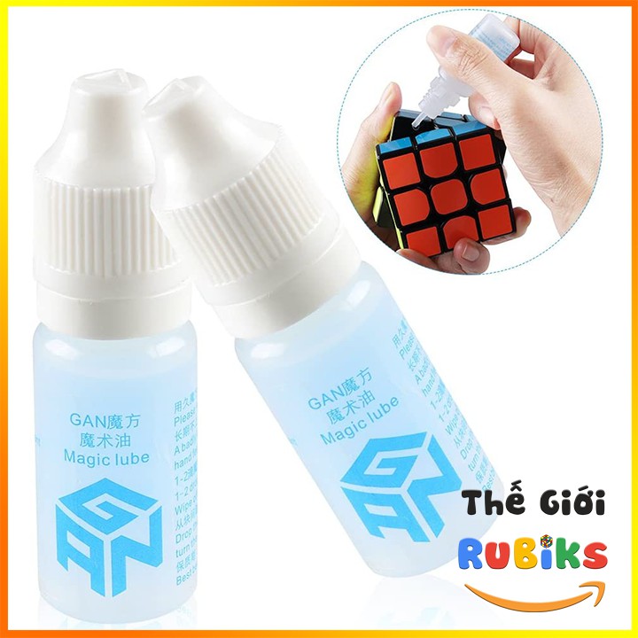 Silicone dầu bôi trơn rubik gan magic lube 2ml và 10ml - ảnh sản phẩm 2