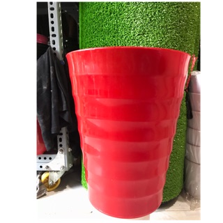 Chậu nhựa trồng cây đỏ cao 35,5cm