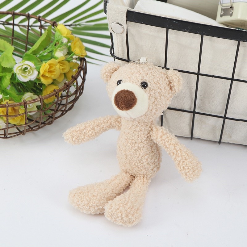 Móc khóa gấu bông treo balo siêu dễ thương , treo túi xách, treo móc khoá