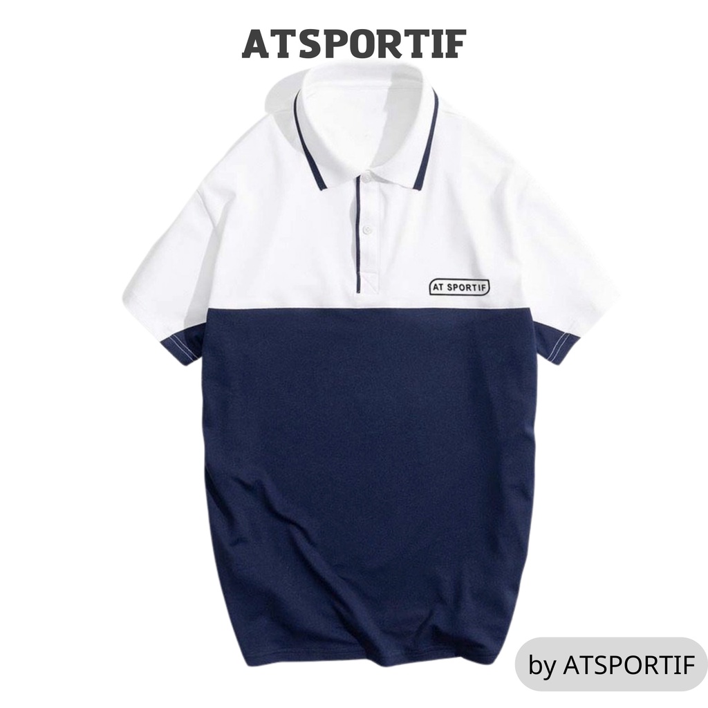Áo Thun Nam Có Cổ Tay Ngắn Polo In Nhiệt Cao Cấp ATMAN Thời Trang