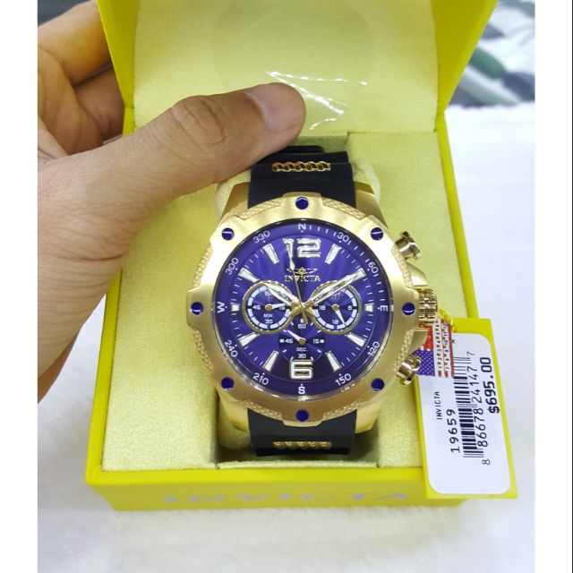 Đồng hồ nam Invicta Gold 18k xách tay Mỹ