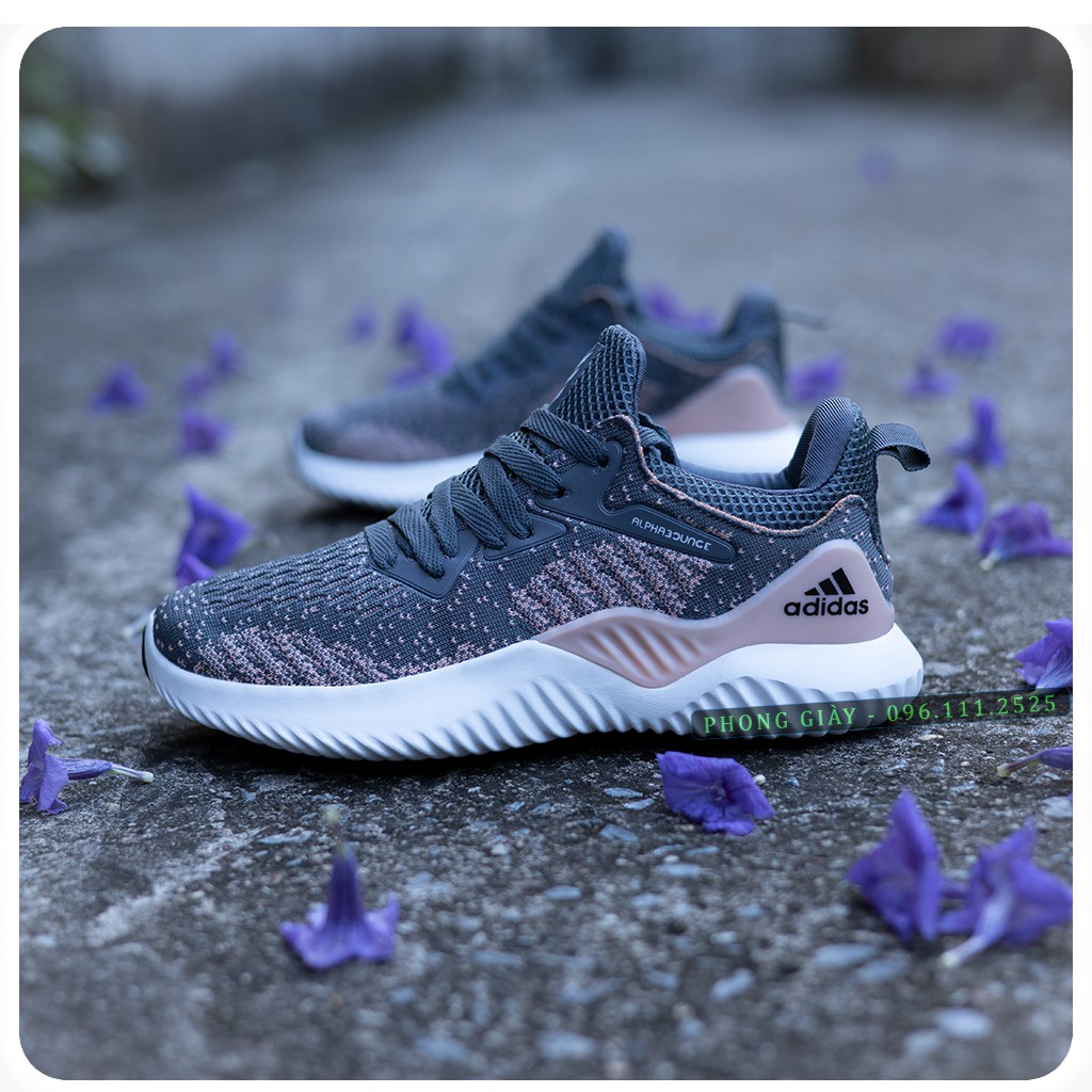 Giày sneaker nữ giày thể thao nữ alphabounce muối tiêu (03 màu)