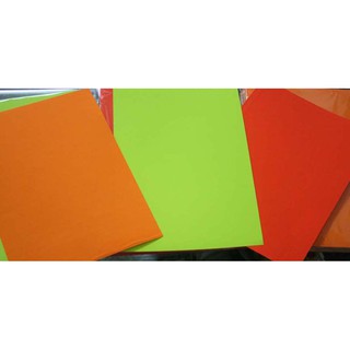 DECAL GIẤY MÀU DẠ QUANG - KHỔ A4