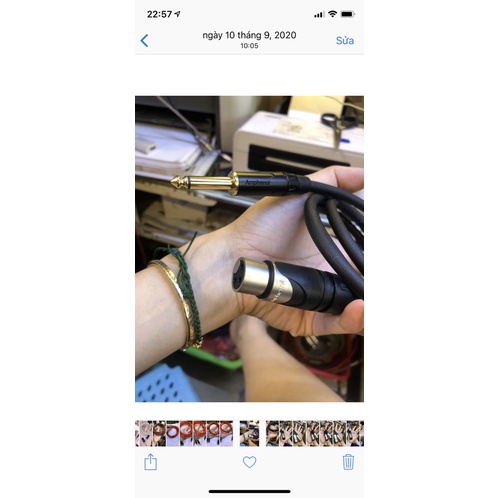 Dây kết nối micro kết nối tín hiệu canon cái ra 6 ly hàng cao cấp