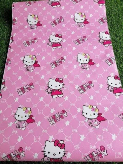 Cuộn 10m giấy dán tường hello kitty