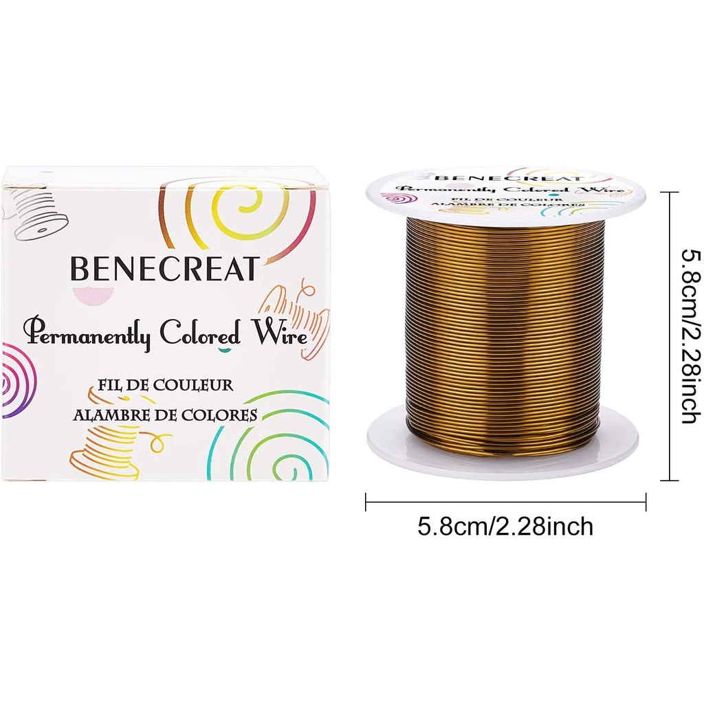 Cuộn Dây Đồng 0.6mm 0.8mm 1mm Làm Đồ Trang Sức Thủ Công