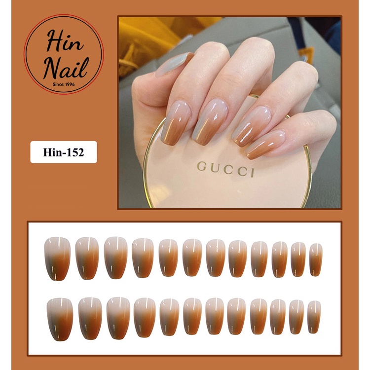 set móng giả dài kèm keo giá rẻ đẹp cá tính Hin Nail