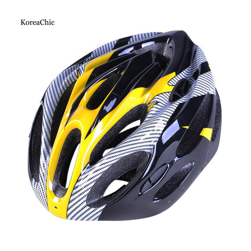 Mũ bảo hiểm xe đạp siêu nhẹ thoáng khí phong cách Hàn Quốc