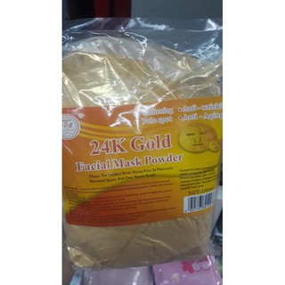 Bột mặt nạ colagen sâm vàng 24k !!!1000gam