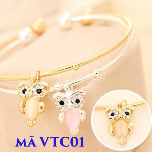 [MUA 1 TẶNG 1 VÒNG TAY] Vòng tay cú mèo lõi bạc S925 cao cấp