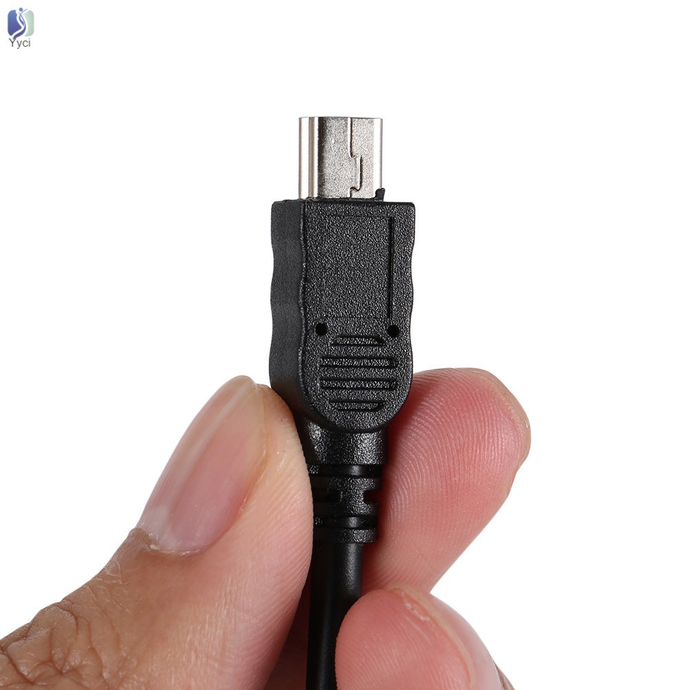 Yy USB 2.0 Mini 5-Pin Male to Micro Female Adapter Cable 15cm @VN