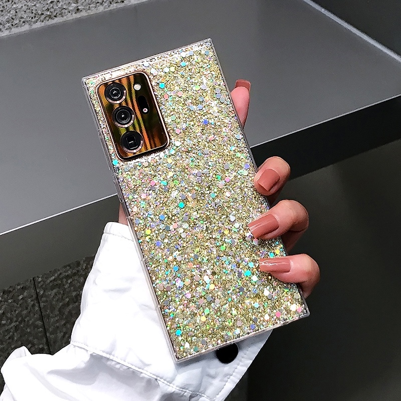 Glitter Bling Soft Silicone Case Samsung Galaxy A21S A51 A71 4G NOTE20 NOTE20PLUS S30 S21 S30plus S21PLUS S30Ultra s21Ultra S20PLUS S11 S20FE S21FE A12 Cover