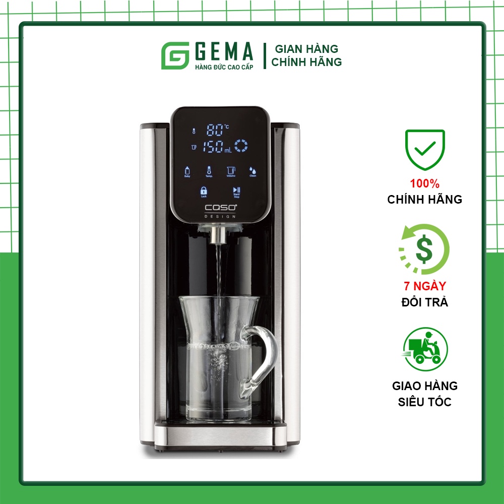 Bình thủy CASO HW660 - Bình thủy đun nước cho nhiệt độ và mức nước tùy ý - bảng điều khiển điện tử Hàng chính hãng