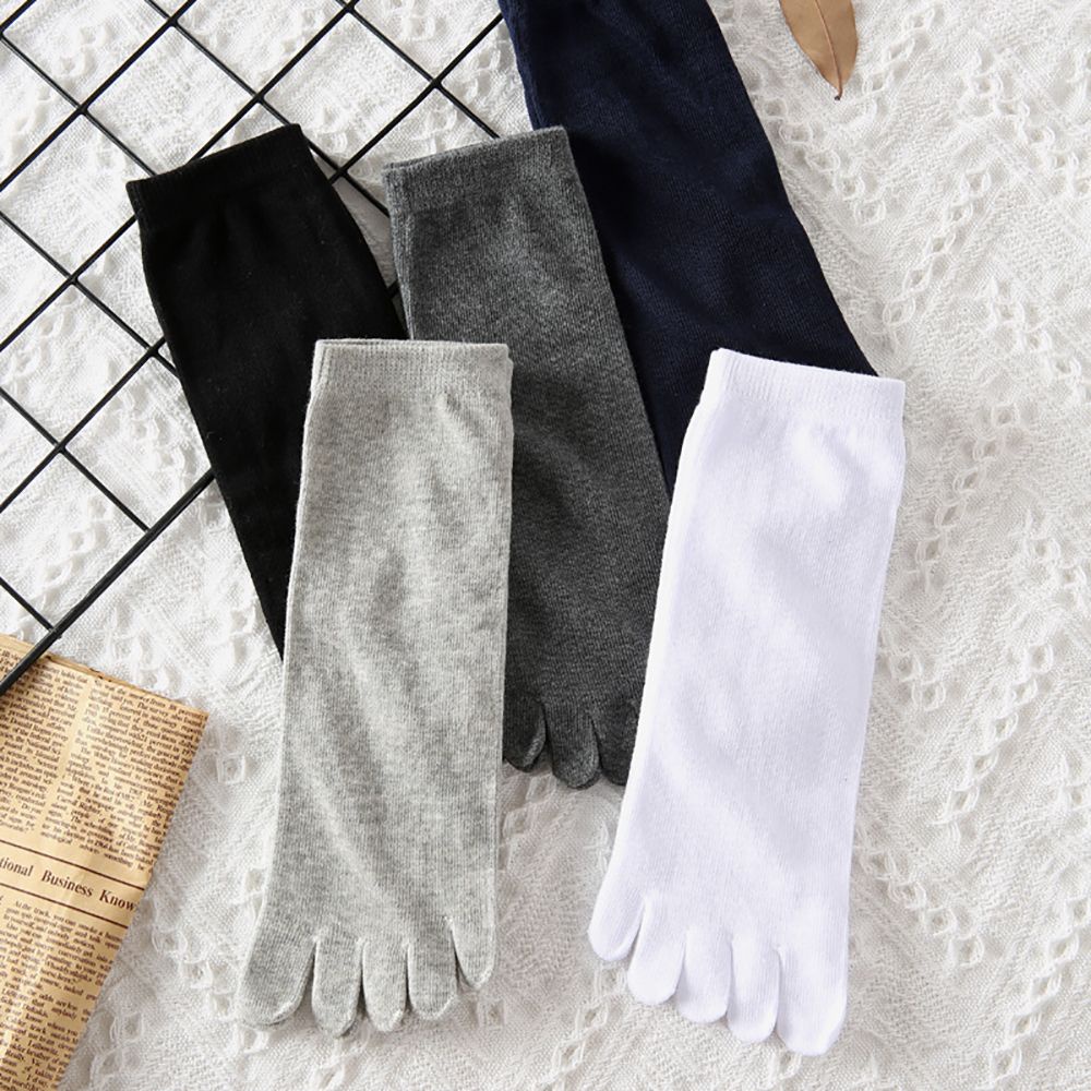 Vớ Thể Thao Bằng Cotton Mềm Màu Trơn Chống Trượt Dành Cho Nam