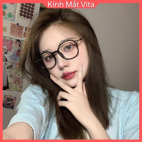 Gọng Kính Cận Nữ Shopvita Mắt Kính Gọng Trong Suốt Kính Chất Liệu Kim Loại Cao Cấp- VT12 | BigBuy360 - bigbuy360.vn