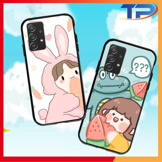 Ốp lưng Samsung Galaxy A01 / A02S / A12 / A21S / A32 /A52 / A72 hình RORO JUMP CUTE 04