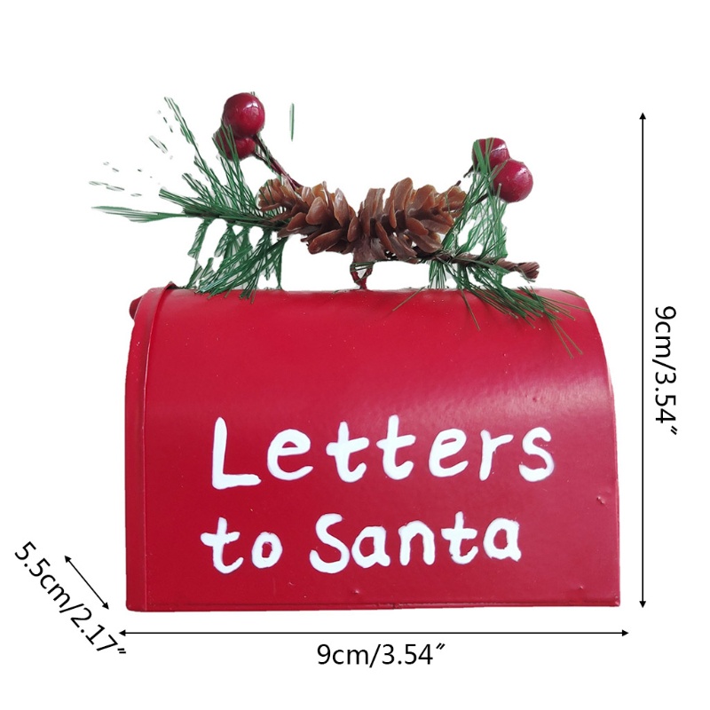 Thùng Thư Giáng Sinh Trang Trí Cho Trẻ Em Và Người Lớn Với Họa Tiết Giáng Sinh Giảm Áp Lực