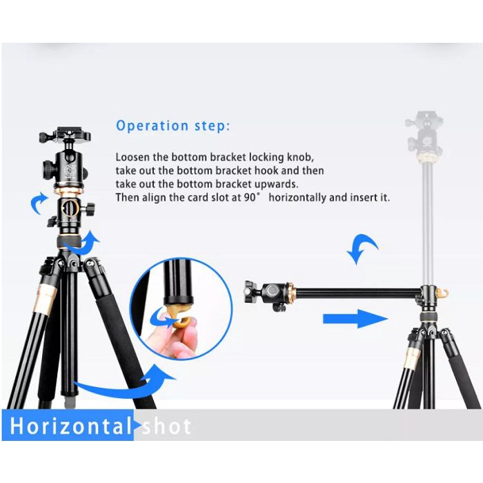 Chân Máy Ảnh Tripod Beike Q-996H HL Lighting