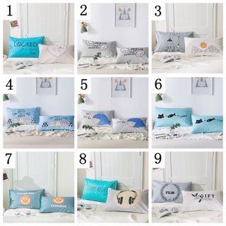 Set 2 vỏ gối cotton lụa cao cấp