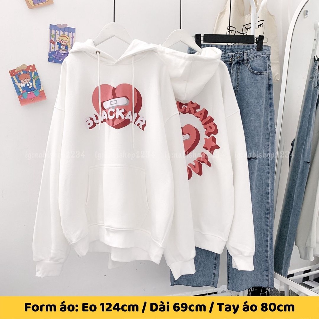 Áo Hoodie Nỉ Bông Tay Phồng Form Rộng - Nabishop1234 Mã HD008 ( ẢNH THẬT) | BigBuy360 - bigbuy360.vn