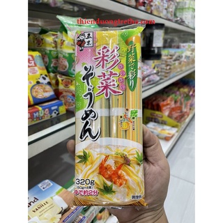 Mì Somen Rau Củ Ngũ Sắc Itsuki Nhật Bản 320g (4 Bó/ Túi)