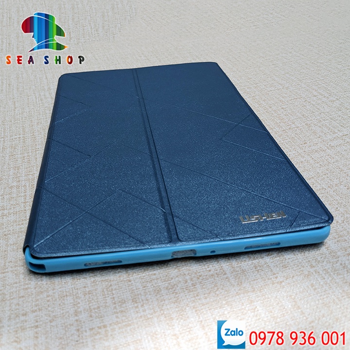 Bao da  SamSung Tab A7 T285 -Thiết kế mỏng nhẹ trẻ trung có ngăn cài thẻ- Nắp gập 2 mặt -Một sản phẩm đến từ hiệu Lishen
