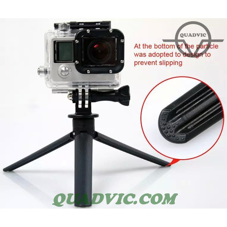 Tripod điện thoại Gậy 3 chân nối dày gậy gậy tự sướng selfie stick găn Gopro 8 7 6 5 N00225 Quadvic.com