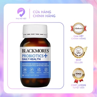 Men vi sinh Blackmores Probiotics+ Daily Health 30 Viên