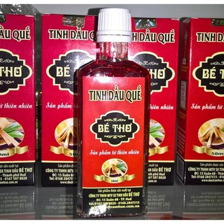 TINH DẦU QUẾ NGUYÊN CHẤT BÉ THƠ CHAI 50ml