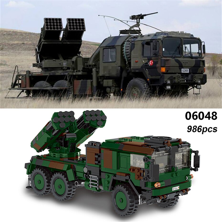 XINGBAO Bộ Đồ Chơi Lắp Ráp Xe Tăng Chiến Thuật Quân Đội Hx-8 Pzh2000 Cannon Leopard Lars-2