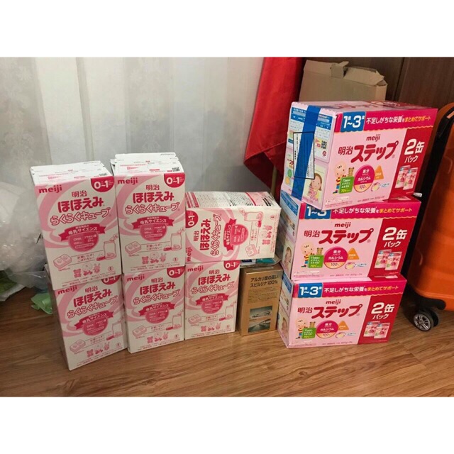 Sữa Meiji thanh số 0, số 9 (24 thanh) 648g nội địa Nhật mẫu mới (Date T8/2021)