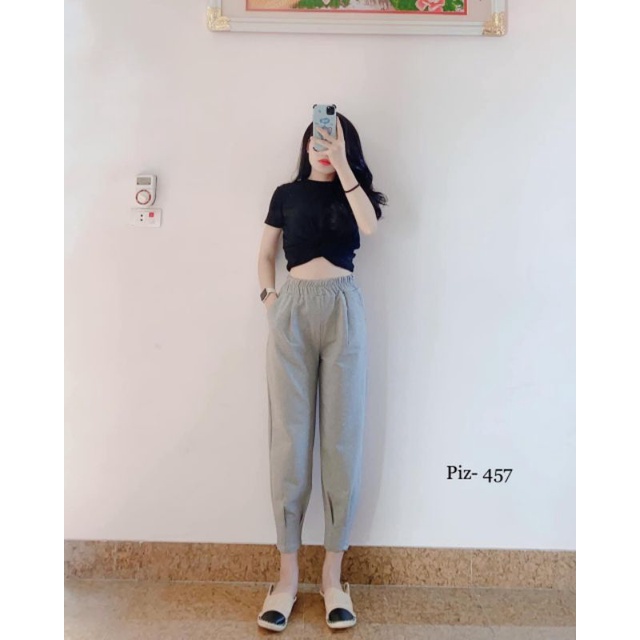 [Mã FAMARAL2 giảm 10K đơn 50K] Quần bom nỉ nắp túi sau hàng QC