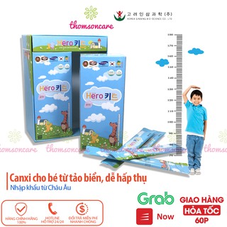 Bổ sung canxi cho bé - Calci hữu cơ Herokid Gold Hộp 30 gói từ Hàn Quốc, dạng gói tiện dụng Hero Kids
