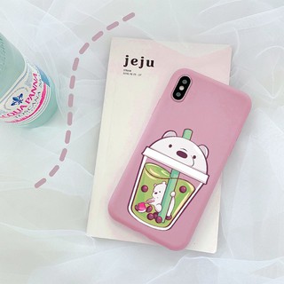 Ốp Dẻo Cute - M274 Trà Sữa