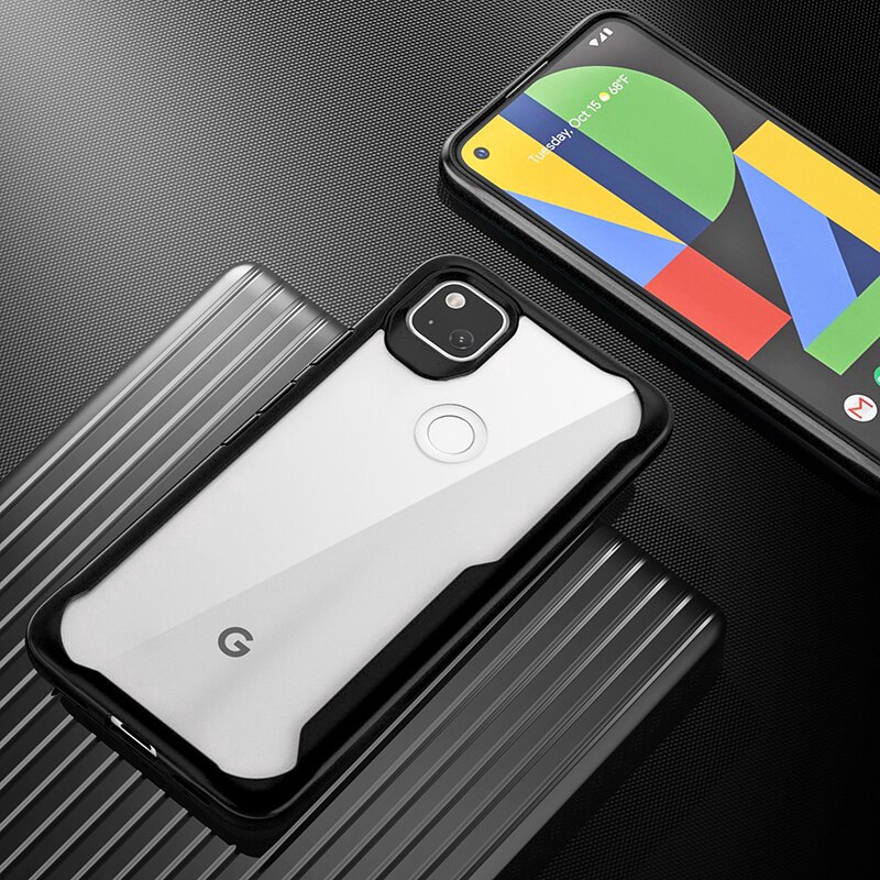 Ốp điện thoại silicon viền TPU trong suốt cho Google Pixel 4A Pixel 4 4XL