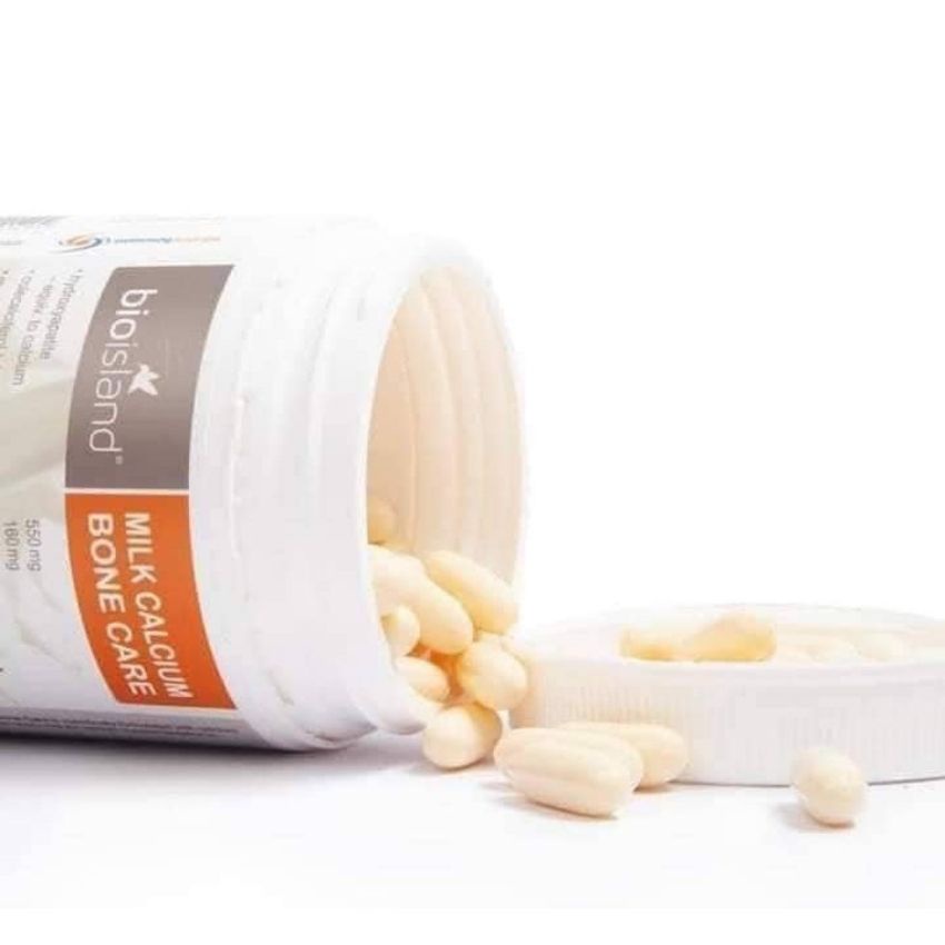 Viên uống canxi hữu cơ cho người lớn Bone care bioisland 150 viên úc hấp thụ tốt canxi tránh loãng xương- mẹ bean bon