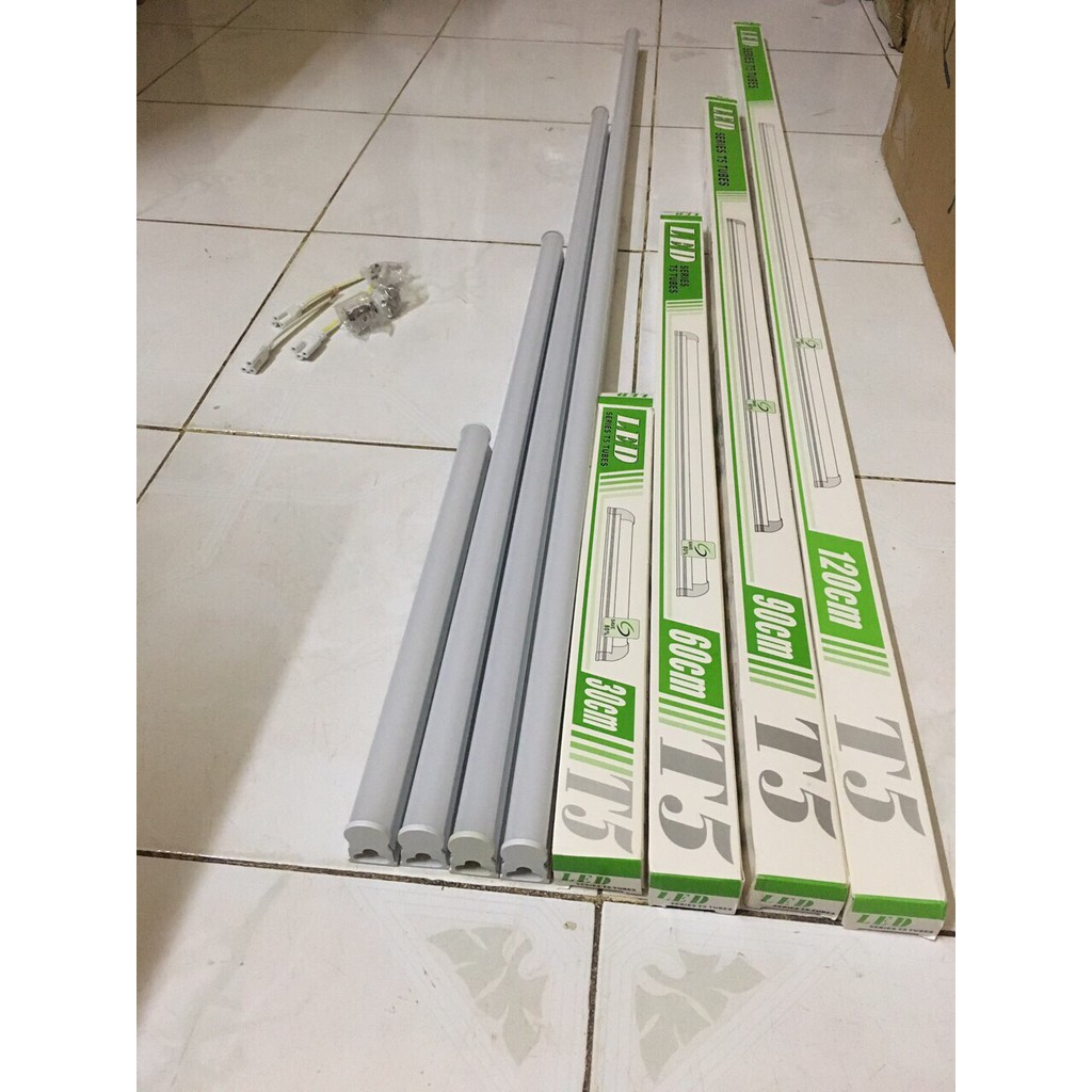 Đèn LED neon Tuýp LED thanh màu T5 Liền Máng Dài 30/60/90/120 cm, Màu Xanh lá, xanh dương, hồng, đỏ (Quay Tiktok)