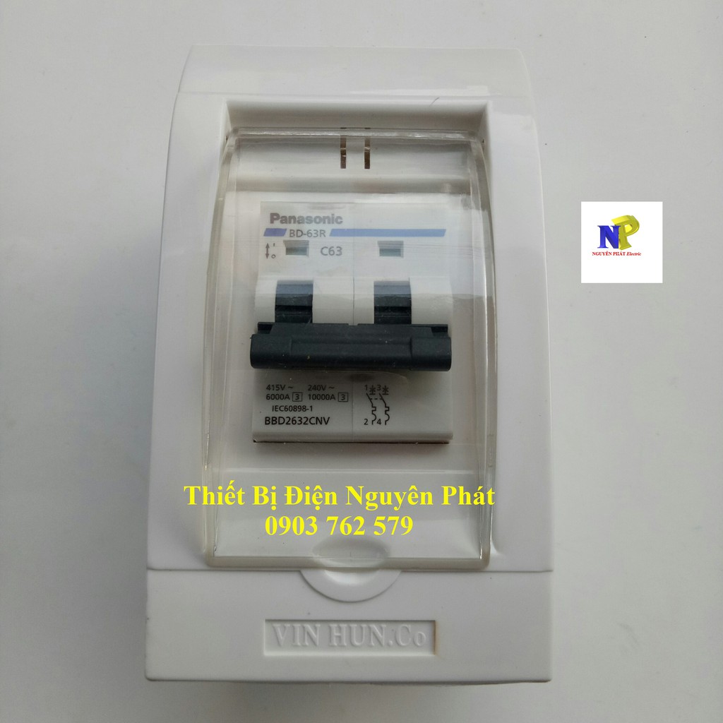 Cầu dao tự động MCB 2P Panasonic
