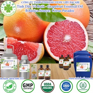 Tinh dầu Vỏ bưởi Grapefruit essential oil - 10ml/100ml