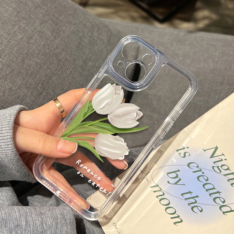 Ốp Điện Thoại TPU Acrylic Trong Suốt Chống Sốc Cho iPhone 11 13 12 14 Pro Max XS Max XR X 8 Plus 7 Plus SE 2020 2022