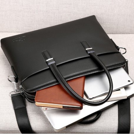 Túi đựng laptop, macbook đeo chéo da bò cao cấp