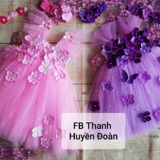 Váy tutu tím nhạt CTC